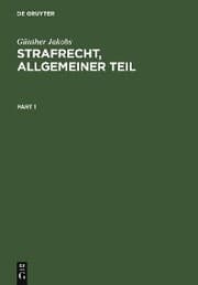 Cover von Strafrecht, Allgemeiner Teil