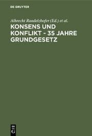 Cover von Konsens und Konflikt - 35 Jahre Grundgesetz