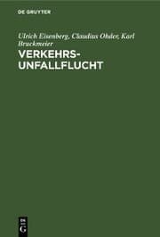 Cover von Verkehrsunfallflucht