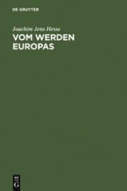 Cover von Vom Werden Europas