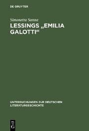 Cover von Lessings 'Emilia Galotti'