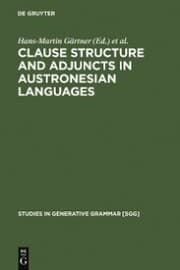 Cover von Clause Structure and Adjuncts in Austronesian Languages