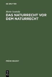 Cover von Das Naturrecht vor dem Naturrecht