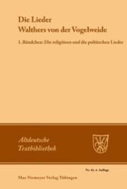 Cover von Die Lieder Walthers von der Vogelweide