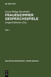 Cover von Frauenzimmer Gesprächsspiele Teil 1
