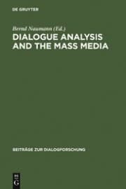 Cover von Dialogue Analysis and the Mass Media