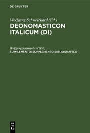 Cover von Supplemento bibliografico