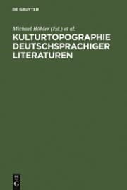 Cover von Kulturtopographie deutschsprachiger Literaturen