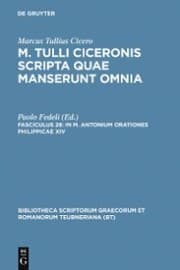 Cover von In M. Antonium orationes Philippicae XIV