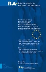 Cover von Entwicklungen nicht-legislatorischer Rechtsangleichung im Europäischen Privatrecht