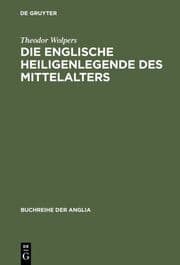 Cover von Die englische Heiligenlegende des Mittelalters