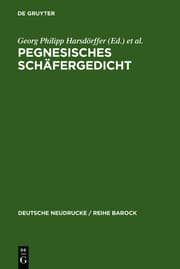 Cover von Pegnesisches Schäfergedicht