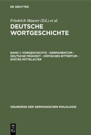 Cover von Vorgeschichte - Germanentum - Deutsche Frühzeit - Höfisches Rittertum - Spätes Mittelalter