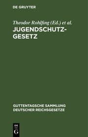Cover von Jugendschutgesetz