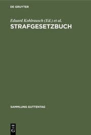 Cover von Strafgesetzbuch mit Erläuterungen und Nebengesetzen