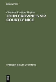 Cover von John Crowne's Sir Courtly Nice
