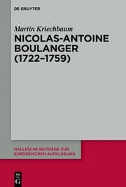 Cover von Nicolas-Antoine Boullanger (1722-1759)