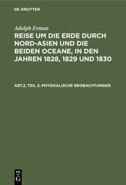 Cover von Physikalische Beobachtungen