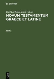 Cover von [Novum Testamentum] Novvm Testamentvm Graece et Latine