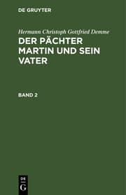 Cover von Der Pächter Martin und Sein Vater