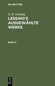 Cover von [Werke] Lessings Werke