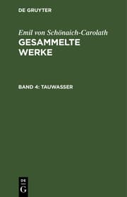 Cover von Tauwasser