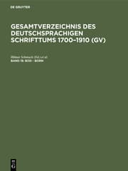 Cover von Bod - Born