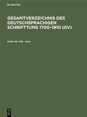 Cover von Wes - Wilk
