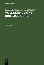 Cover von 1935/1936