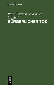 Cover von Bürgerlicher Tod