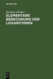 Cover von Elementare Berechnung der Logarithmen