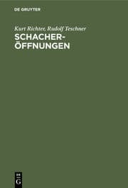 Cover von Schacheröffnungen.Der kleine Bilguer.Theorie u.Praxis