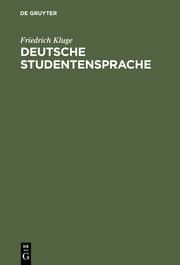 Cover von Deutsche Studentensprache
