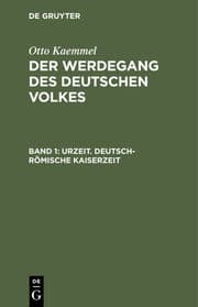 Cover von Der werdegang des deutschen volkes