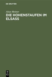 Cover von Die Hohenstaufen im Elsass