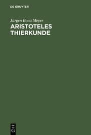 Cover von Aristoteles Thierkunde