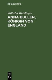 Cover von Anna Bullen, Königin von England