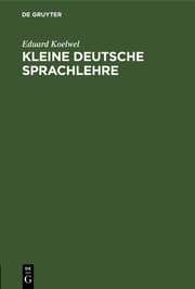 Cover von Kleine deutsche Sprachlehre