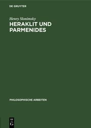 Cover von Heraklit und Parmenides