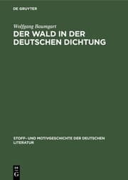 Cover von Der Wald in der deutschen Dichtung
