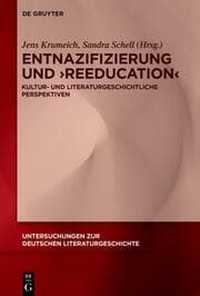 Cover von Entnazifizierung und Reeducation
