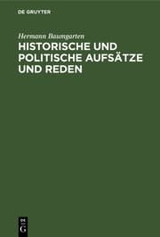 Cover von Historische und politische Aufsätze und Reden