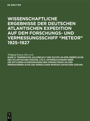 Cover von Wissenschaftliche Ergebnisse der deutschen atlantischen Expedition auf dem Forschungs- und Vermessungsschiff 'Meteor' 1925 - 1927