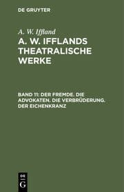 Cover von Der Fremde.Die Advokaten.Die Verbrüderung.Der Eichenkranz