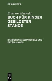Cover von Schauspiele und Erzählungen