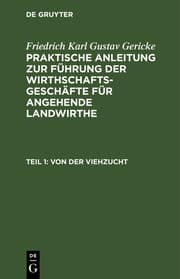Cover von Von der Viehzucht