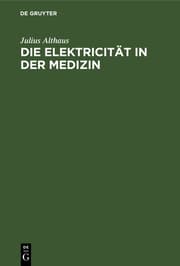 Cover von Die Elektricität in der Medizin