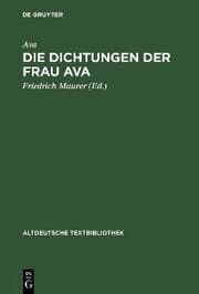 Cover von Die Dichtungen der Frau Ava