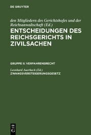 Cover von Zwangsversteigerungsgesetz