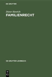 Cover von Familienrecht
